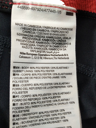 Spodenki sportowe damskie NIKE Rozmiar XS CZARNE