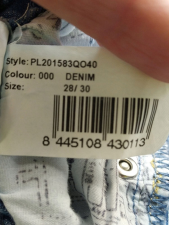 SPODNIE JEANS DAMSKIE PEPE JEANS ROZMIAR 28/30 NIEBIESKIE