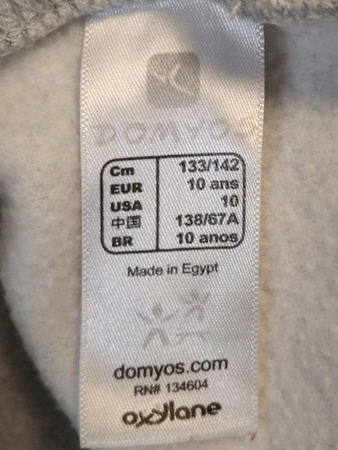 Bluza chłopięca DOMYOS Rozmiar 133/142 SZARA