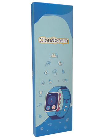 Smartwatch Cloudpoem KW1 1.69" IP68 krokomierz BT