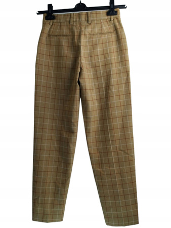 Spodnie damskie w kratę CALVIN KLEIN ROZ.32