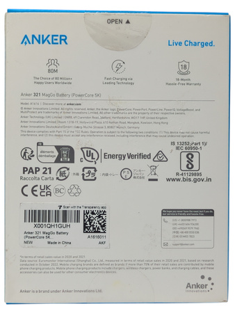 Powerbank Anker 321 MagGo A1616 5000mAh MagSafe