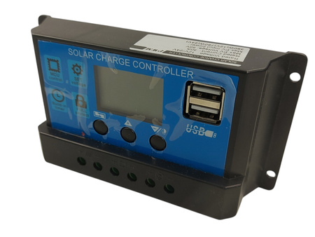 REGULATOR ŁADOWANIA 12V 24V KONTROLER SOLARNY 30A