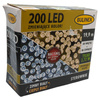 Lampki choinkowe 200 LED z zasilaczem Bulinex białe ciepłe/białe zimne