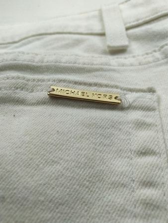 Spodnie damskie Białe MICHAEL KORS Izzy Skinny ROZ.38