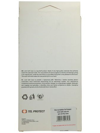 Oryginalne etui Plecki do Iphone 15 Plus Tel Protect zielony
