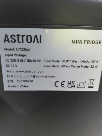 Lodówka Turystyczna 2w1 Przenośna 6L Ogrzewanie 12V 230V Do Kosmetyków Auta