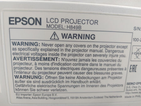 Projektor Epson H849B EH-TW610 Full HD 3100 lumenów 3LCD