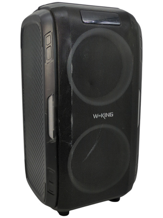 Głośnik Bluetooth W-KING T9 PRO 120W z mikrofonem i światłami LED