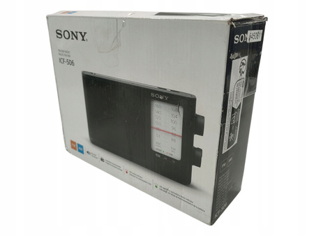 Radioodbiornik Sony ICF-506 Radio FM Czarny