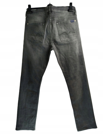 Spodnie męskie jeans Szare 7 FOR ALL MANKIND ROZ.34