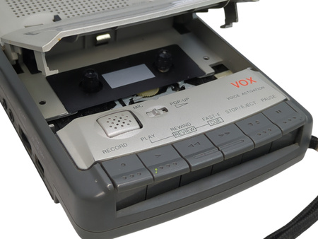 RadioShack CTR-119 kasetowy dyktafon nagrywarka aktywowany głosem