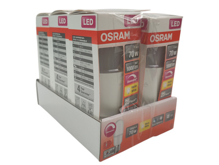 Zestaw 6 żarówek Osram LED Superstar+ Stick 11W 2700K E27