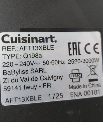 Air Fryer Cuisinart AFT13XBLE Tri Zone frytkownica na gorące powietrze XXXL