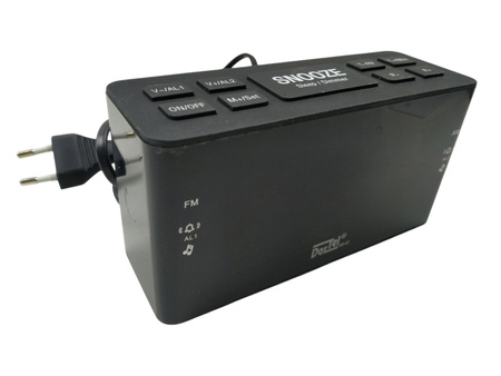 RADIOBUDZIK DARTEL RB-02 DUŻE CYFRY KOLOR CZARNY