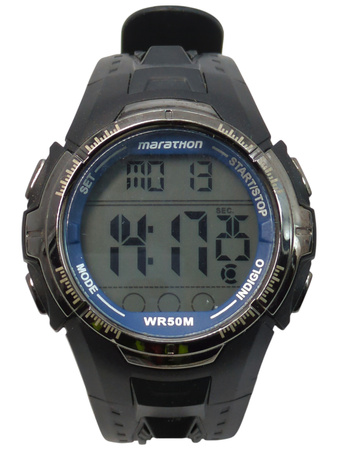 Zegarek męski na pasku Marathon T5K359 czarny