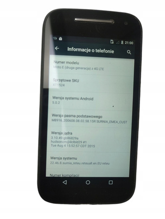 Smartfon Motorola Moto E (2nd gen) 4,5" 4G LTE 1/8GB