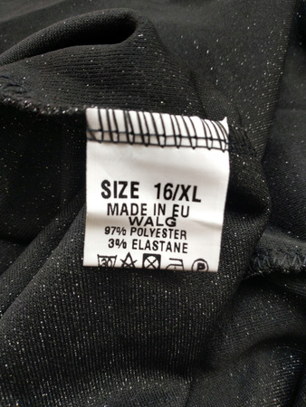 Sukienka damska WAL G Rozmiar XL SREBRNA