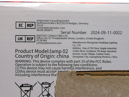 Zestaw 2x bezprzewodowa lampa stołowa Zoeger LED IP54 3000K