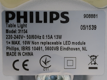 Lampa stołowa Philips Hue Phoenix 9W 2200-6500K White Ambiance