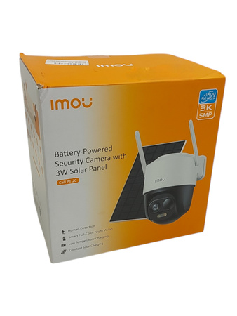 Kamera zewnętrzna Imou Cell PT 2C 5MP 3K z panelem solarnym