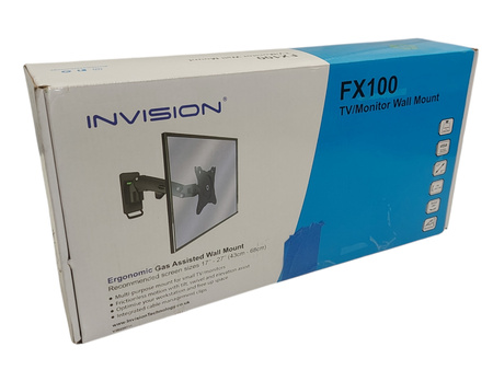 Uchwyt na monitor Invision FX100 VESA 75x75 100x100mm 7kg