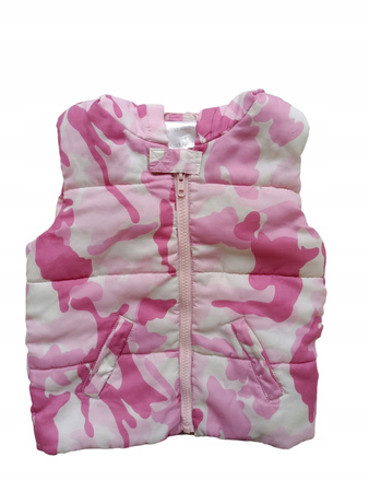 Bezrękawnik dziecięcy Różowy ROZM.12 MIES. LADYBIRD