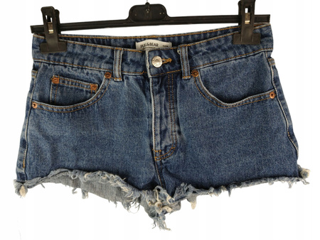 Szorty damskie PULL&BEAR Rozmiar 34 Niebieskie