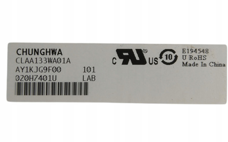 Matryca Chunghwa CLAA133WA01A 13,3" 1366x768px