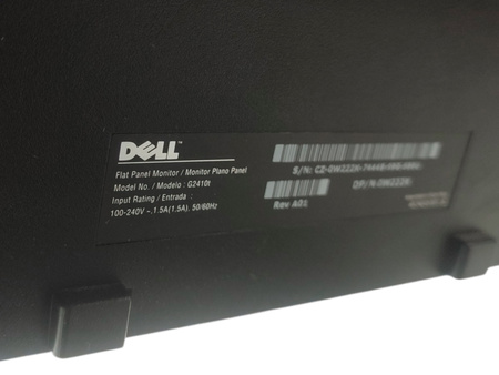 Monitor Dell G2410t 24" 1920x1080; VGA, DVI-D