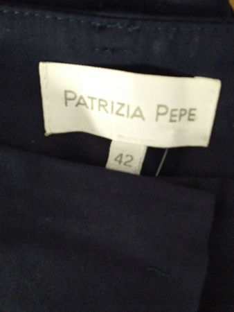 Spodnie damskie Graniturowe Granatowe PATRIZIA PEPE ROZ.42