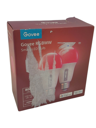 Żarówki Govee Smart LED Bulb H6008 E27 800lm 2700-6500K - 2sztuki