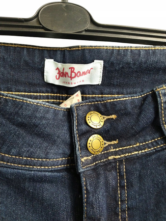 SPODNIE JEANS DAMSKIE JOHN BANER ROZMIAR 40 GRANATOWE