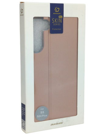 Etui Dux Ducis Skin Pro do Samsung Galaxy S24 Plus różowe z klapką