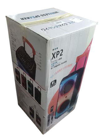 Głośnik bezprzewodowy karaoke Lororado 40W XP2 2x MIKROFON + PILOT