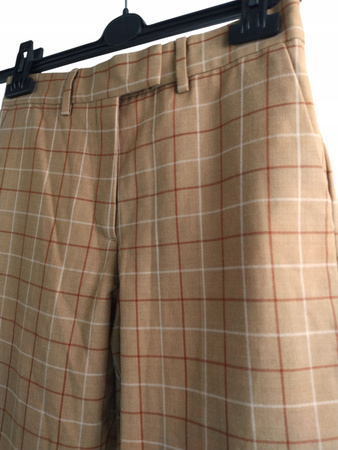Spodnie damskie w kratę CALVIN KLEIN ROZ.32