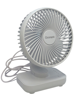 Wentylator Ocoopa D606U mini USB 3600mAh 4-14h biały