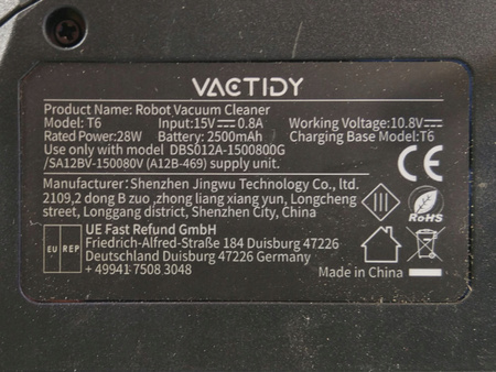 Robot sprzątający VACTIDY T6