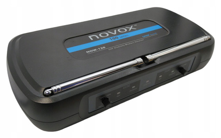 Novox 120 podwójny system bezprzewodowy z mikrofonami do ręki.