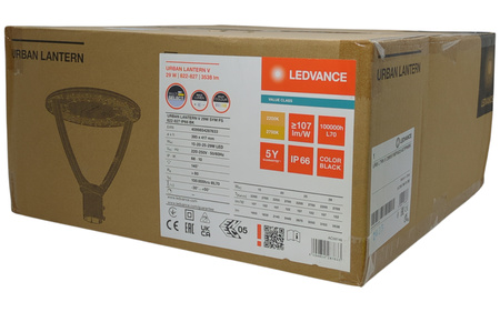 Lampa uliczna Ledvance Urban Lantern 29W 3538lm 2200-2700K IP66