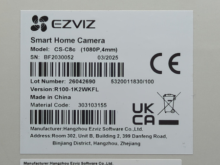 Kamera zewnętrzna EZVIZ CS-C8c 1080p 4mm WiFi PTZ IP65
