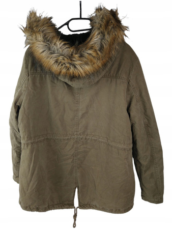 KURTKA ZIMOWA DAMSKA Z KAPTUREM C&A ROZMIAR 44 BRĄZOWA