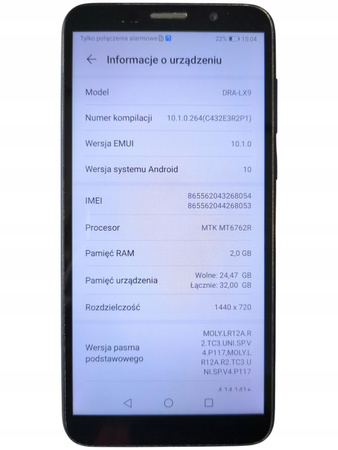 Smartfon Huawei Y5p DRA-LX9 5,45″ Android 10 2GB/32GB
