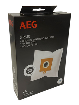 Worki do odkurzacza AEG GR51S 3306.1 450 487 - 4 szt + 2x filtr