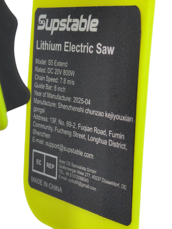 Akumulatorowa Piła Łańcuchowa Supstable S5 Extend 8''