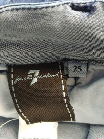 Spodnie damskie jeansowe 7 FOR ALL MANKIND ROZ.25