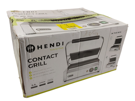 Grill Kontaktowy Elektryczny 2200 W Panini Hendi 263662