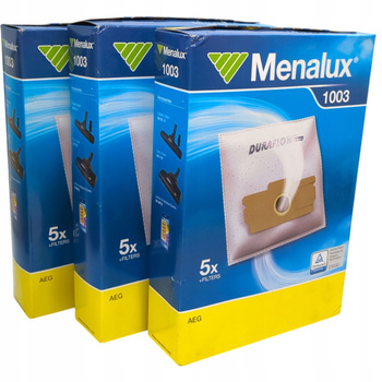 Worki odkurzacza Menalux 1003 DURAFLOW AEG + filtry Zestaw