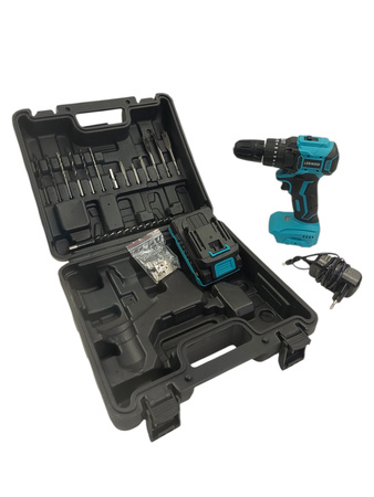 Bezszczotkowa Wiertarka Leeikoo MR3705|bateria| ładowarka| walizka| wiertła