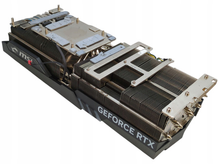 Chłodzenie karty graficznej NVIDIA MSI RTX 4090 Gaming X Trio